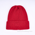 Adult knitted beanie for outdoor wear